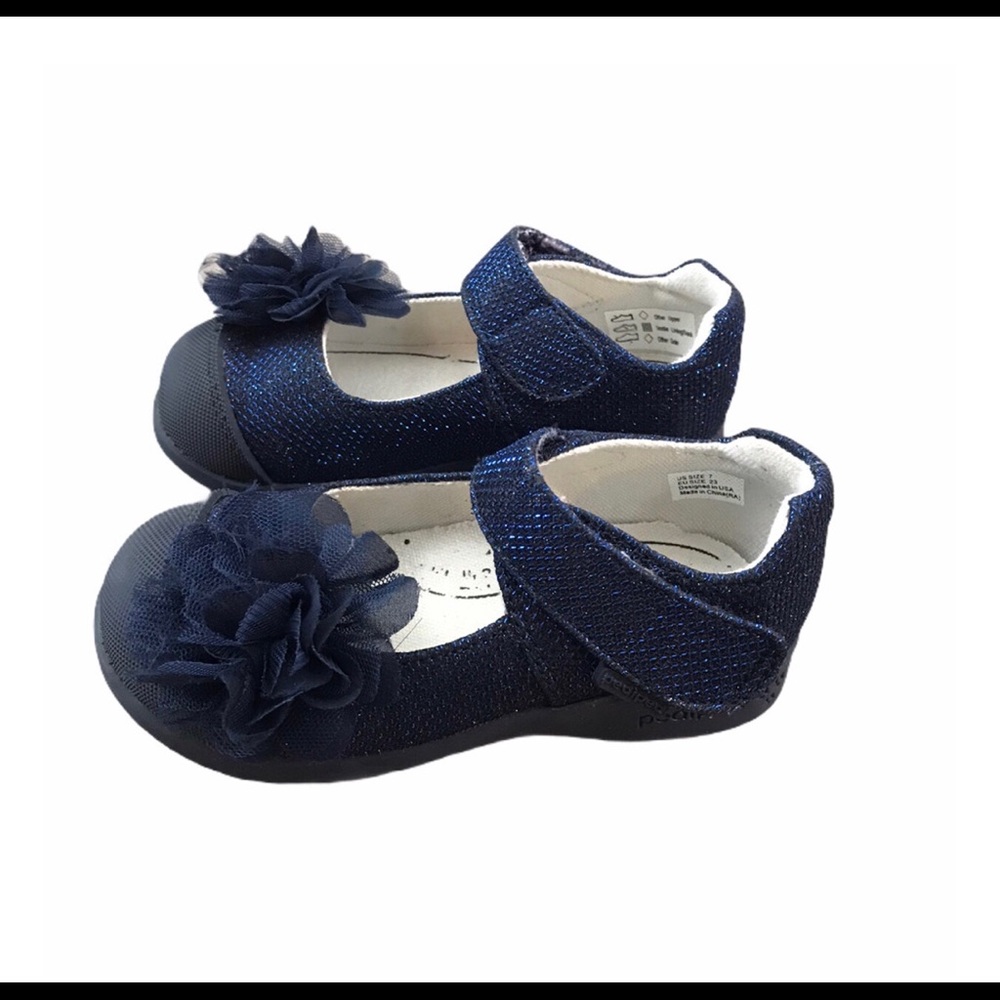 Pediped BLACK sparkle Mary Janes!
